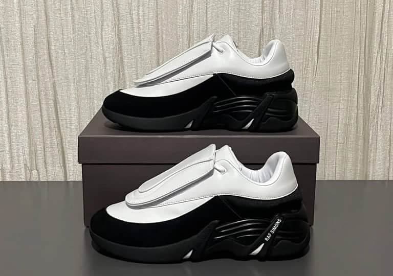 Raf Simons Cylon 21 black purple и red, Raf Simons Antei White/Black - фото 2